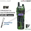 Walkie talkie baofeng uv 82 walkie talkie förstora 3800mAh 10 km tvåvägs radio 8W/5W dual ptt vhf uhf snabb laddning fm radio uv5r uv16transmiter hkd230922