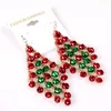 Dangle Earrings 2023 Design Colorful Jingle Bell Christmas Drop For Women Fashion Long Statement Jewelry Xmas Gift