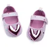 First Walkers 2023 Autumn Baby Shoes Princess Girl Infant Girls Indoor Soft-Soled Heart-Shaped Walking