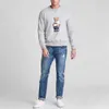 Herrtröjor tröjor rl designer män stickor tröja ralphs polos björn laurens pullover crewneck stickad långärmad casualwskr q7jq