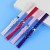 Zespół do oglądania prawdziwy skórzana krowa mężczyźni Watch Women Fashion Branslet Bransoletę Pasek na rękę 12 mm237z