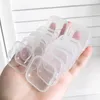 Sieradenzakjes 4-24 stuks Mini Opbergdozen Transparant Vierkant Plastic Doos Oorbellen Verpakking Kleine Organizer