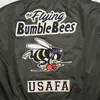 Mens Jackets Arrival USAFA Fashion Military Thick Men Pilot Winter Water Proof Puffer Bomber Coats with Embroidered Patches 230922