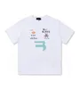T-shirt da uomo Plus Polo Hip Hop Muscle Fit Orlo curvo Cotone bianco Stampa personalizzata Uomo Donna T Shirt Casual Quantità Tendenza M-3XL 3R546