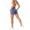 Yoga Outfit Pantaloni attivi Nvgtn Pantaloncini Pro senza cuciture Spandex Donna Fitness Elastico Traspirante Sollevamento dell'anca Sport per il tempo libero Corsa Drop De Dhzoe