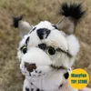 Bambole di peluche Lynx Anime Cute Bobcat Plushie Mountain Lion Peluche Animali realistici Simulazione bambola di pezza Kawai Giocattolo Regali 230921