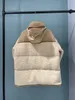 Mens Down Parkas ly lançou highend de alta qualidade cashmere branco pena de ganso combinação de cores moda casaco quente 230922