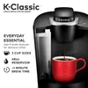 Keurig K-Classic Macchina per caffè a cialde K-Cup monodose, nera