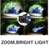 Stirnlampen Scheinwerfer XML L2 LED-Stirnlampe Zoombare Stirnlampe Taschenlampe 5000 Lumen Leistungsstarke wiederaufladbare LED-Taschenlampen zum Angeln HKD230922