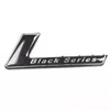 Emblema adesivo série preta de alumínio, emblema para w204 w203 w211 w207 w219, carro automático para amg badge252o, 1 peça