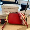 Marc Shoulder Bags Designer Snapshot Small Camera Style Bag Leather Women Bags Dual Top Zip Closure Crossbody Women Removable Adjustable Webbing Str c6uE#