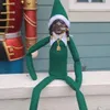 Jul Snoop på en böcker Elf Doll Bent Christmas Elf Doll Home Decoration Nyårs presentprydnad för barn barn