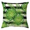 Pillow 15.7" Digital Printed Zipper Linen Throw With Core