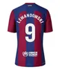 22 2023 Camisetas de Football Soccer Jersey Lewandowskir Pedri Gavi 22 23 FC Ansu Fati Ferran Raphinha Barcelona Dest koszulka piłkarska Męs