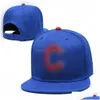 Ball Caps Fashion Cubs C Letter Baseball Men Women Sports Bone Snapback Hats Hip Hop Casquette Gorras Adjustable H6-7.14 Drop Delive Dhqka