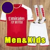 Dorosły dzieci 23 24 Smith Rowe Saka Soccer Jerseys Martinelli Tierney 2023 2024 Odegaard Nketiah G.jesus Fabio Vieira Zinchenko Saliba Bramkarz Pełne zestawy GK GK GK GK