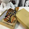 23ss designer women Headbands Bow decoration girl headwear Multi color plaid design Hair Jewelry Including box Holiday gifts