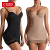 Arm Shaper CXZD Bodysuit Women Shapewear Body With Cup Compression Bodies Belly Sheath Waist Trainer Reductive Slimming Underwear 230921