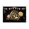 Dekoracja przyjęcia Dekorda tła Happy 30. 40. 50. ADT 30 40 50 lat rocznicy Zabezpieczenia Dostawa Dostawa Dom Garden Fe Ot6dn