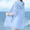 Women's Jackets 6XL Loose Large Size Sun Protection Clothing Mid Length/Short Jacket Summer 2023 Female UV Thin Coat D924