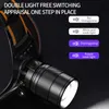 Lâmpadas de cabeça SUPERFIRE HZ01 395NM Roxo / Branco LED Farol com Sensor de Movimento 18650 Bateria Cabeça Falshlight para Pet Manchas Verificador Lanterna HKD230922