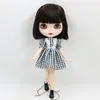 Dolls ICY DBS Blyth doll 1 6 bjd joint body short brown hair matte face 30cm toy girls gift anime 230922