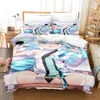 Bedding sets 2023 Girls Frontline Project Neural Cloud Set Single Twin Full Queen King Size Bed Adult Kid Bedroom Duvetcover Sets 230921