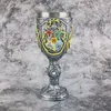 Objetos decorativos estatuetas 200 600ml criativo 3D em relevo cálice de aço inoxidável caneca de cerveja copo de vinho decoração de bar doméstico artigos de decoração copos Harri Potte 230921