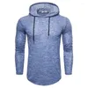 Herren Hoodies 2023 Produkt Fitness Langarm Hoodie Sport Freizeit Kordelzug Puffy Pullover Sweatshirt