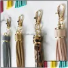 Chaveiros de jóias PU Couro Tassel Metal Chave Titular com Lagosta Giratória Charme para Bolsa Telefone Carro Entrega 2021 Fas Party Mesmo Dhibd