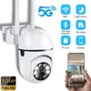 IP -kameror PTZ 360 5G WiFi Video FHD 2MP Wireless Surveillance Outdoor Monitor Säkerhetsskydd Smart Auto Tracking Home 230922