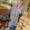 Szaliki Kobiety jedwabny szalik cienki styl All-Match Cheongsam Shawl Fashion Spring i jesień na zewnątrz z Temperamentem Zagranicznym X0922
