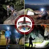 Head lamps 6 Modes Led lampe frontale Rechargeable 18000 haute Lumen lampe de poche lumière rouge lampe frontale lumineuse USB phare de pêche Rechargeable HKD230922