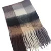 Lenços Tonglu Cinto Industrial Único Mesmo Estilo Arco-íris Lenço Lenço Feminino Espessado e Quente Imitação Mohair Xaile Pescoço X0922