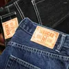 Jeans voor heren Rood oordenim Retro losse skinny broek Lichte straattrend Hoogwaardige gedrapeerde klassieke broek