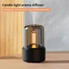 1pc Portable Vintage Humidifier with USB Port, Candle Light, H2O Mist, Aroma Essential Oil Diffuser, and Air Mini Humidifier