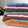 Blankets Swaddling 120X120cm Baby Soft Cotton Baby Blanket Wrap Sleepsack Swaddles Cover Solid Baby Blanket