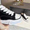 Mmy maison mihara yasuhiro skor klassiska designers casual sneakers canvas tränare snörning massage plattform sko trim formad tå män kvinnor sneaker