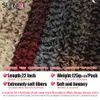 Cheveux humains en vrac Ocean Wave Tressage Extensions de cheveux Crochet Tresses Cheveux synthétiques MAZO Afro Curl Ombre Bouclés Blonde Vague D'eau Tresses Pour Femmes 230921