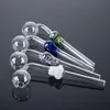 Skull Shape Double Single Ball Pipes Smoking Accessories Pyrex Oil Burner Smoking Pipe For Hookahs Dab Rig Whole Colorful Uniq274P