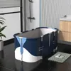 Storage Bags Folding Bath Tub Portable For Adults Efficiently Maintaining & Cold Temperature Separate Family Bathroom SPA