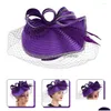 Bandanas cocktail party hatt fascinator hattar brud pannband fascinatorer kvinnor te huvudbonad flickor 1920 -tal mode hårband droppleverans dh8fj