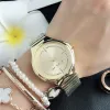 MKK Nova Marca Relógios de Quartzo para Mulheres Lady Girl Cristal Grandes Letras Estilo Metal Steel Band Watch Atacado Frete Grátis