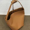 The Row Bag Leather Large Capacity One Shoulder Bucket Bag Large Tote Bag Fashion Leisure Commuter handbag Bag Female