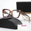 Topp lyxiga solglasögon Polaroid Lens Designer Womens Mens Goggle Senior Eyewear For Women Eyeglasses Frame Vintage Metal Sun Glasses With Box Leopard PT 40132