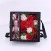 Decoratieve bloemen Hoge kwaliteit evenement Rose Fashion Verjaardag Anjer Geur-Handheld Zeep Bloem Geschenkdoos
