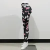 Leggings Donna Nuovo colore Farfalla stampato Pantaloni a vita alta Leggins Leggings elastici per fitness di grandi dimensioni Collant sportivi da corsa