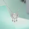 Anhänger Halsketten S925 Sterling Silber Halskette für Frauen Männer Joyas Hohe Qualität Original Schmuck Ruyi Friedliche Kette Durchbruch Chinesischen Stil 230922