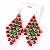 Dangle Earrings 2023 Design Colorful Jingle Bell Christmas Drop For Women Fashion Long Statement Jewelry Xmas Gift