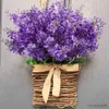 Kerstversiering Kunstmatige Hyacint Bloem Fleurs Artificielles Voor Herfst Thuis Bruiloft Decoratie Bloemen Krans R230922